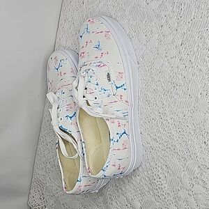 NWOT Madewell x Vans rare collection low top canvas tie dye speckled shoes 7.5